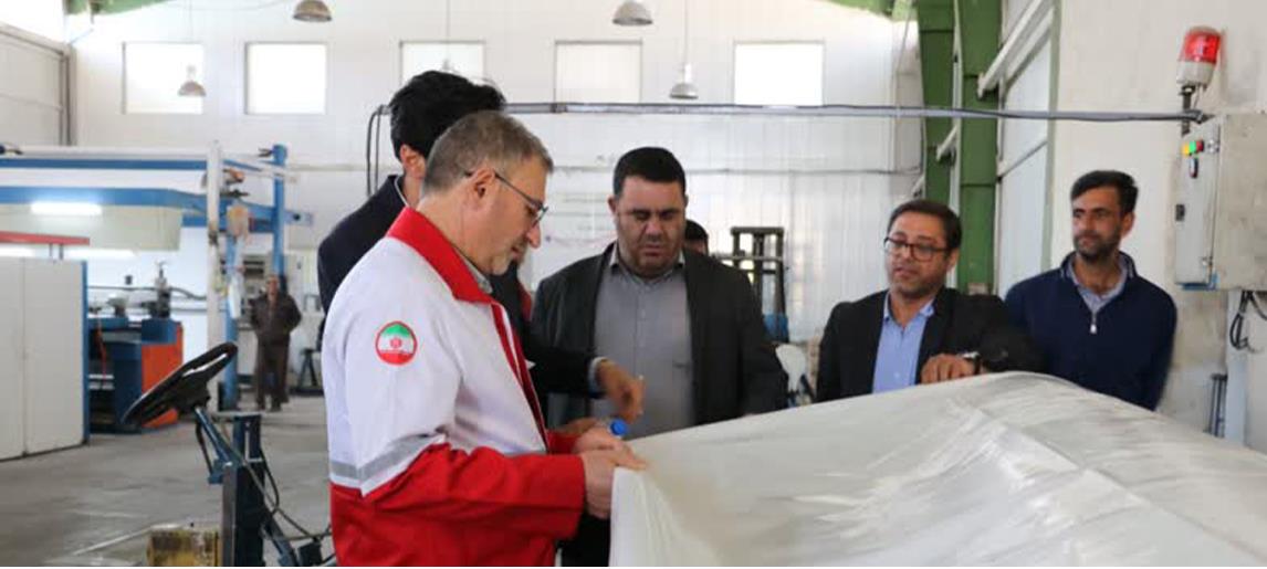 تقویت نساجی هلال برای پشتیبانی از عملیات های امدادی ضروری است