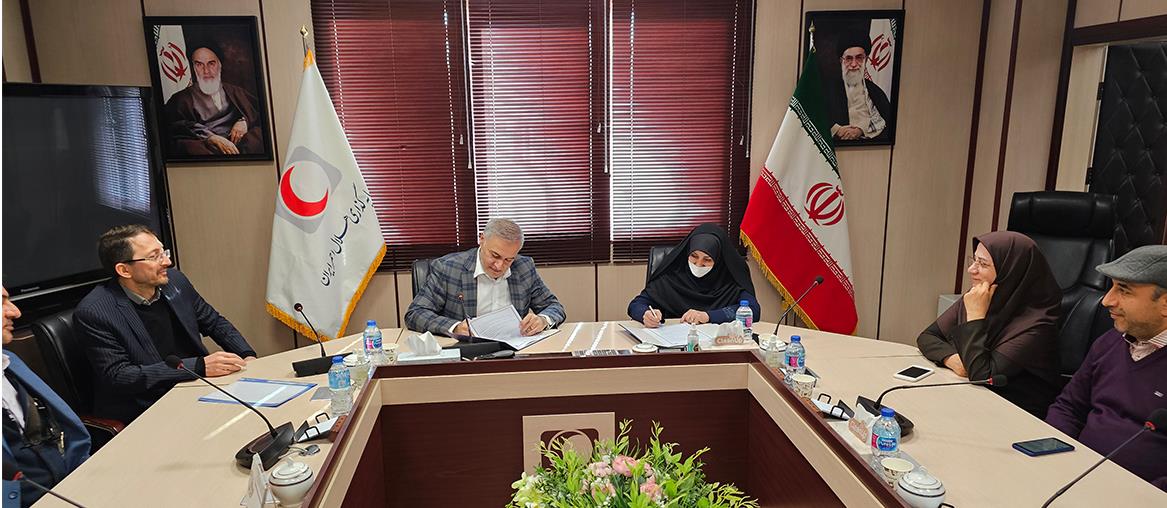 امضای تفاهم نامه همکاری میان شرکت سرمایه‌گذاری هلال‌احمر و بیمارستان نورافشار